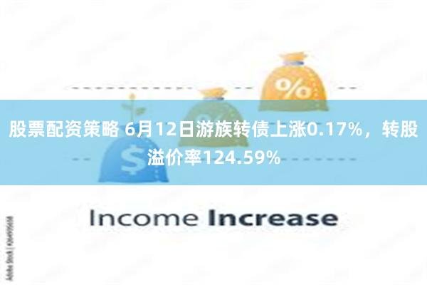 股票配资策略 6月12日游族转债上涨0.17%，转股溢价率124.59%