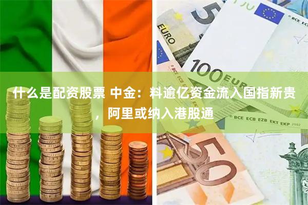 什么是配资股票 中金：料逾亿资金流入国指新贵，阿里或纳入港股通