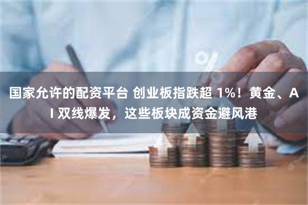 国家允许的配资平台 创业板指跌超 1%！黄金、AI 双线爆发，这些板块成资金避风港